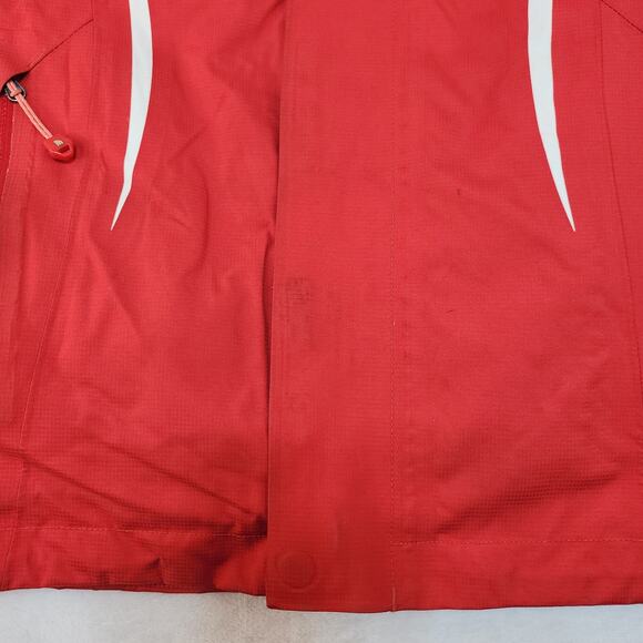 The North Face Recco Jacket Womens Small Red Avalanche Rescue System Reflector - Picture 5 of 14